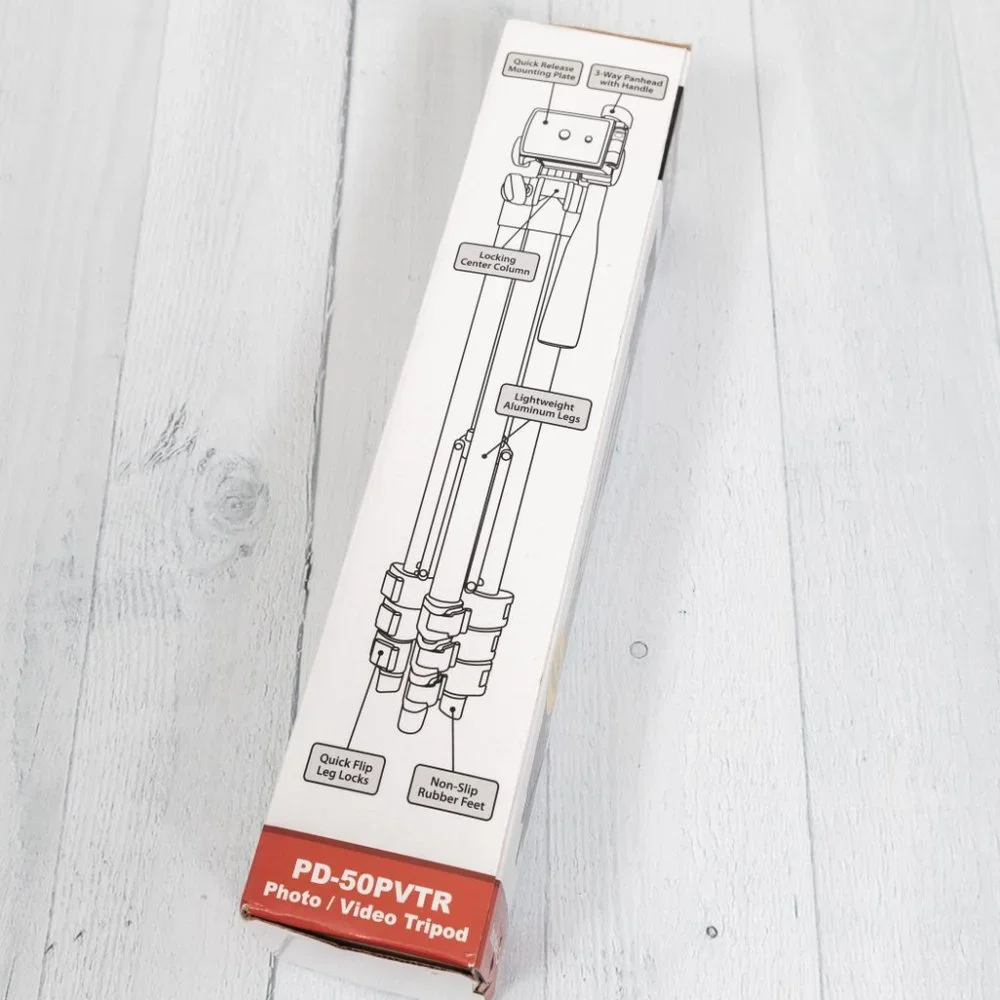 Precision Design Photo/Video Tripod PD-50PVTR Travel Size